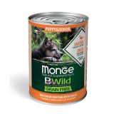 Monge Bwild Puppy and Junior kutyakonzerv kacss tokkel es cukkinivel 400 g.jpg