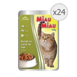 Miau Miau kacsas alutasakos eledel felnott cicaknak 24x100 g.jpg